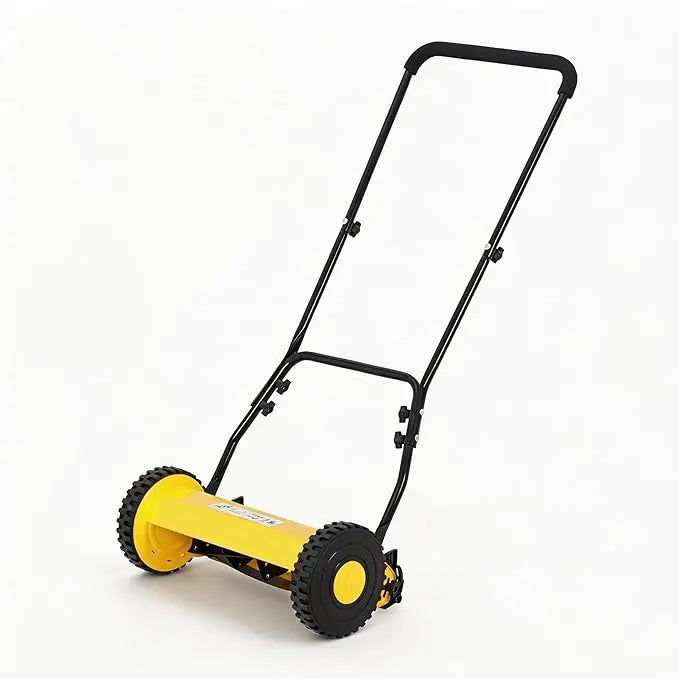 Manual Push Lawn Mower For Yards Portable Walk Behind