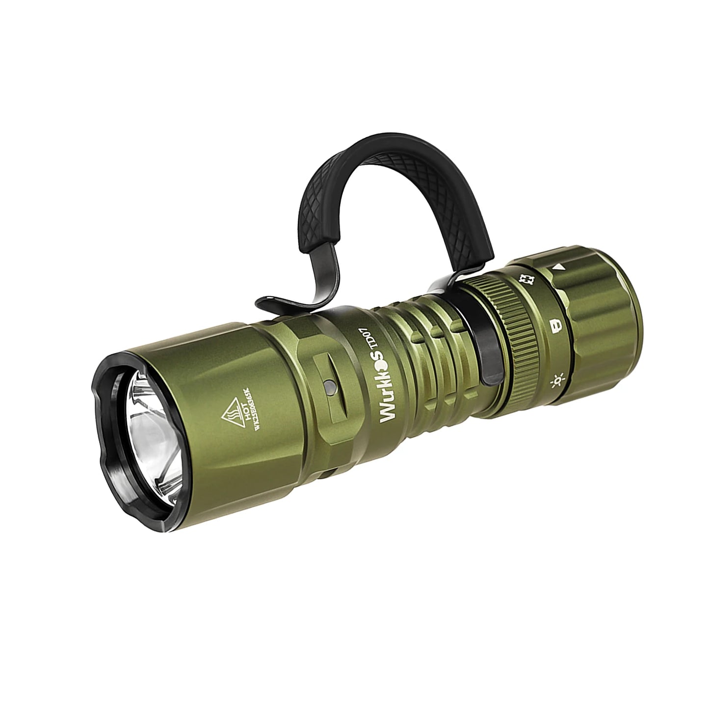 Wurkkos TD07 1300LM Tactical Flashlight With Long Throw Beam