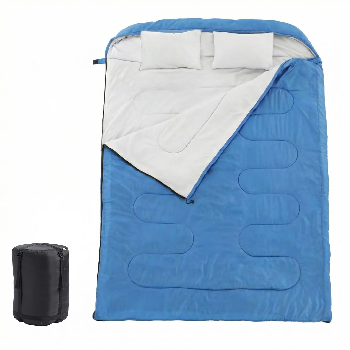 JHK Sleeping Bag For Adults With Pillow Lightweight 3 Season Portable