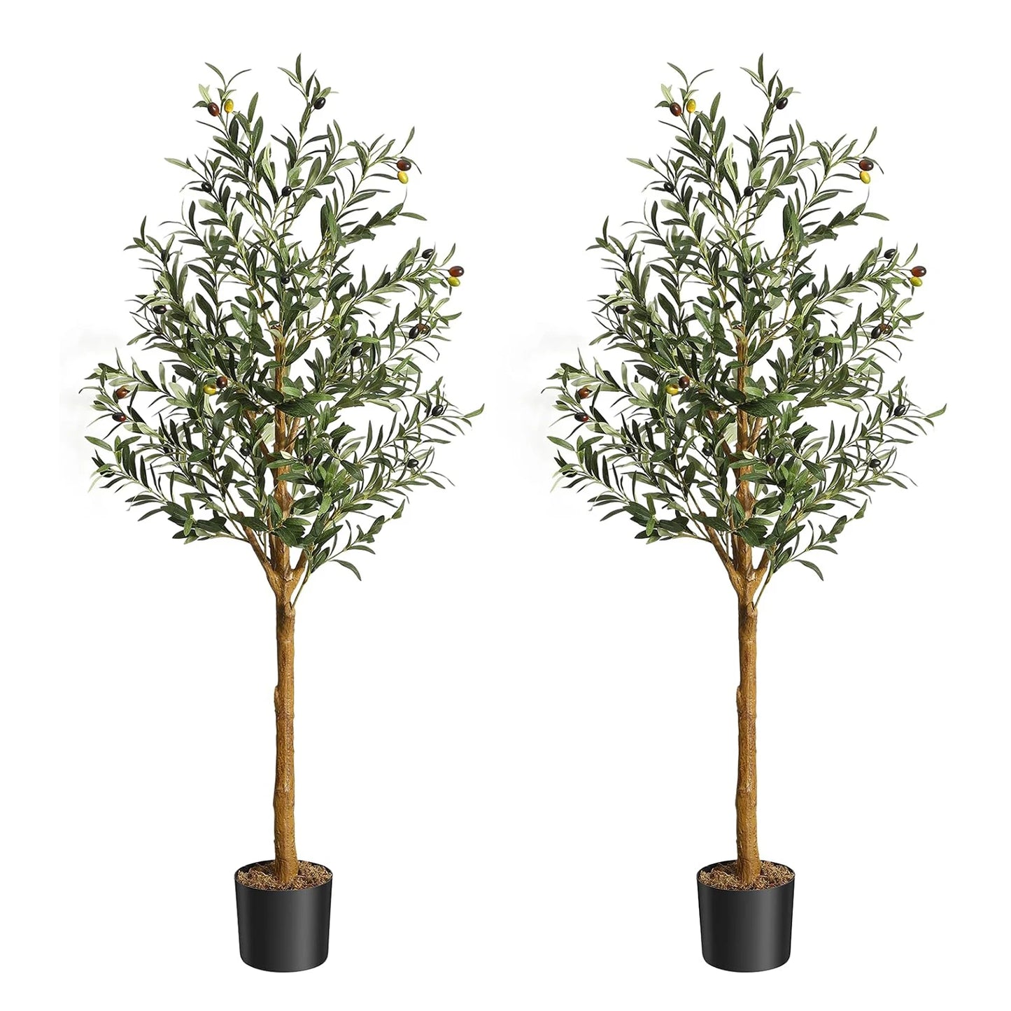 HiMISS Artificial Olive Tree In Pot For Indoor Home Decor