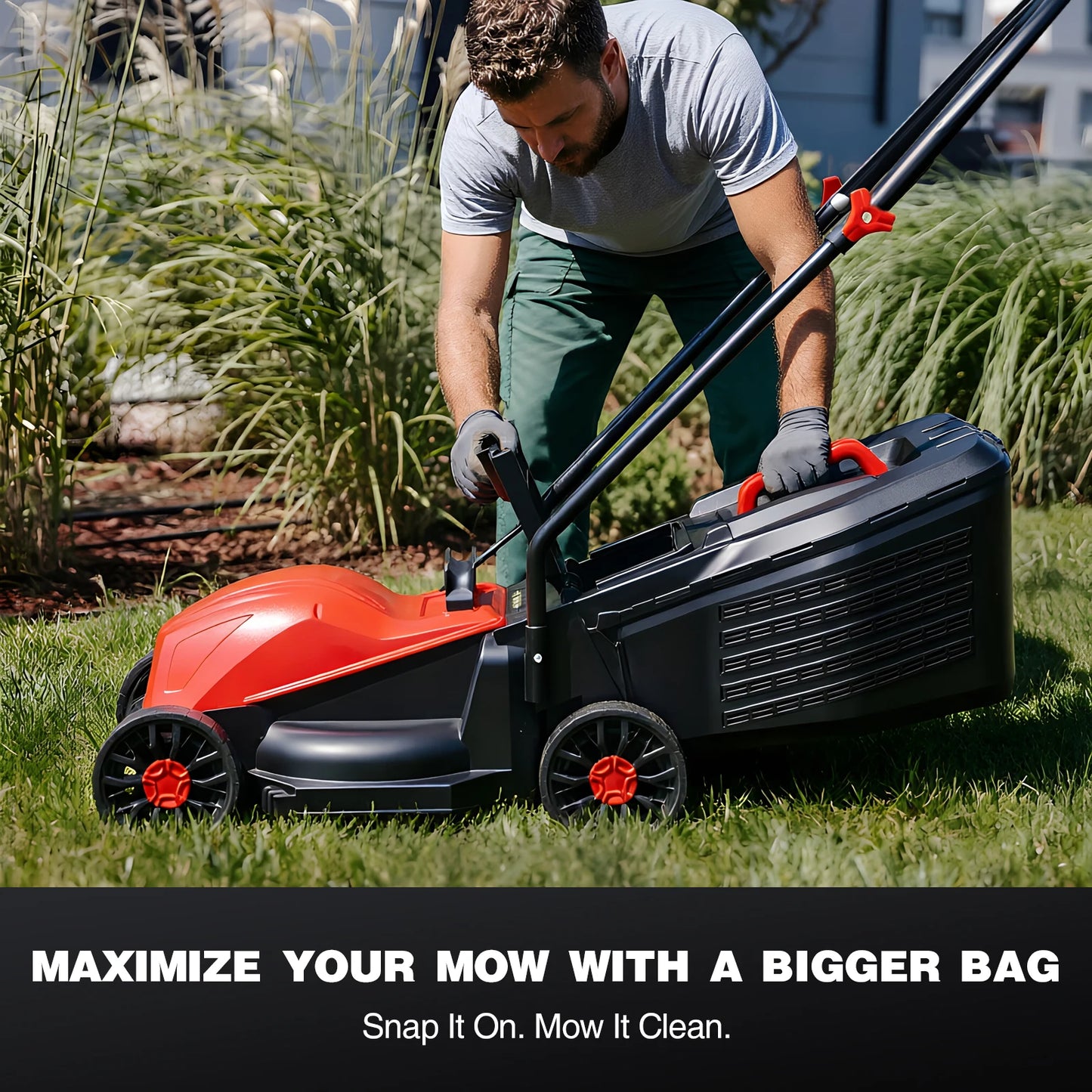 High Power Electric Lawn Mower For Large Yards Corded