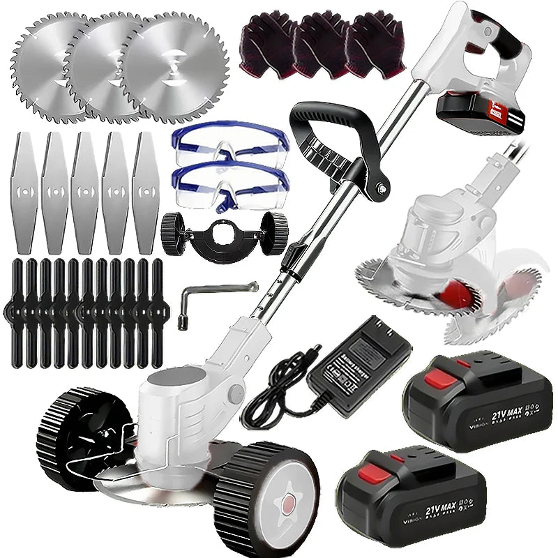 Wireless Portable Weed Trimmer With Lithium Batteries For Lawn Edging
