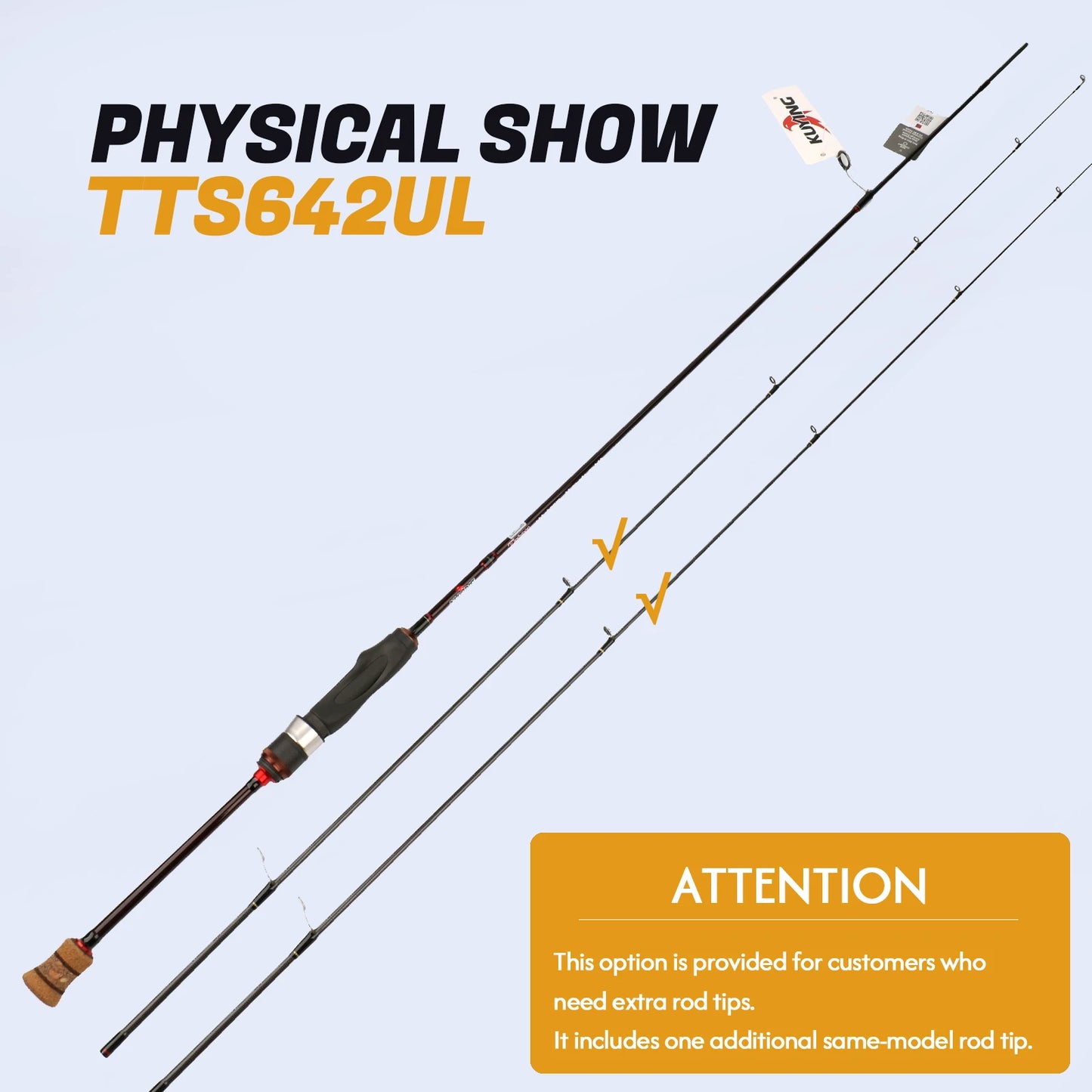 Kuying Carbon Lure Rod For Casting And Spinning River Fishing