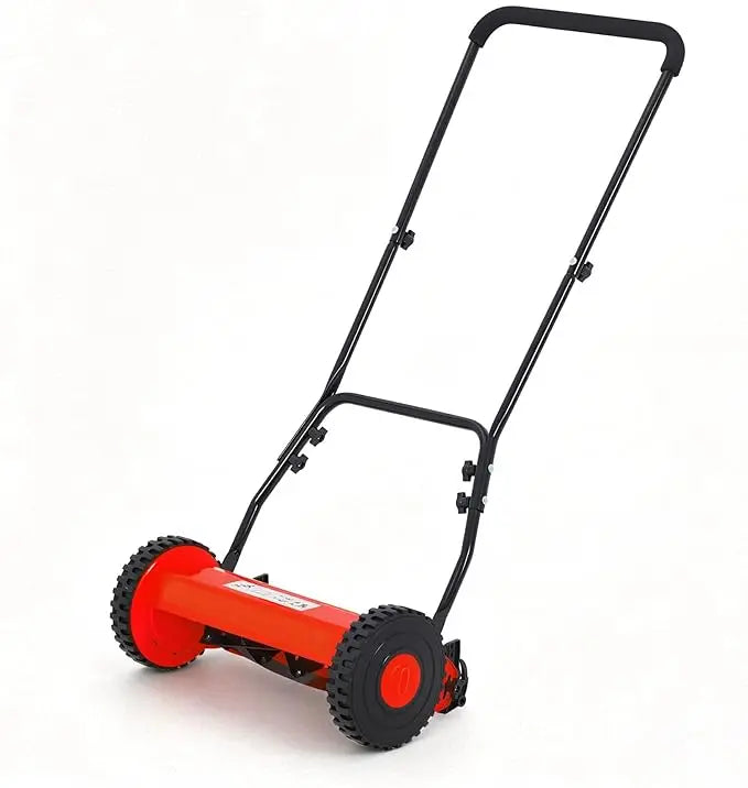 Manual Push Lawn Mower For Yards Portable Walk Behind