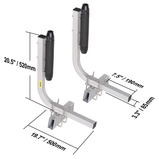 SucceBuy Boat Trailer Guide Poles 2 Pack Rustproof Galvanized Steel