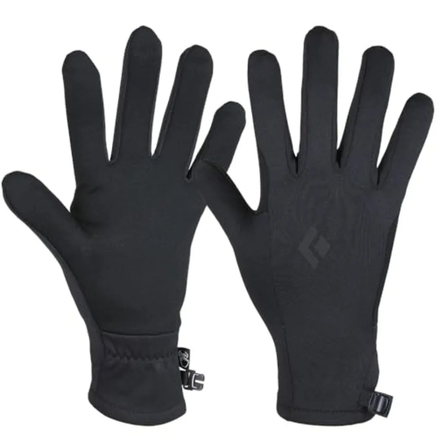 Midweight Screentap Gloves Touchscreen Fleece Liners For Running Commuting