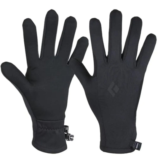 Midweight Screentap Gloves Touchscreen Fleece Liners For Running Commuting