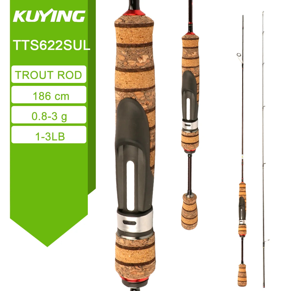 Kuying Teton Spinning Casting Rod For Lure Fishing