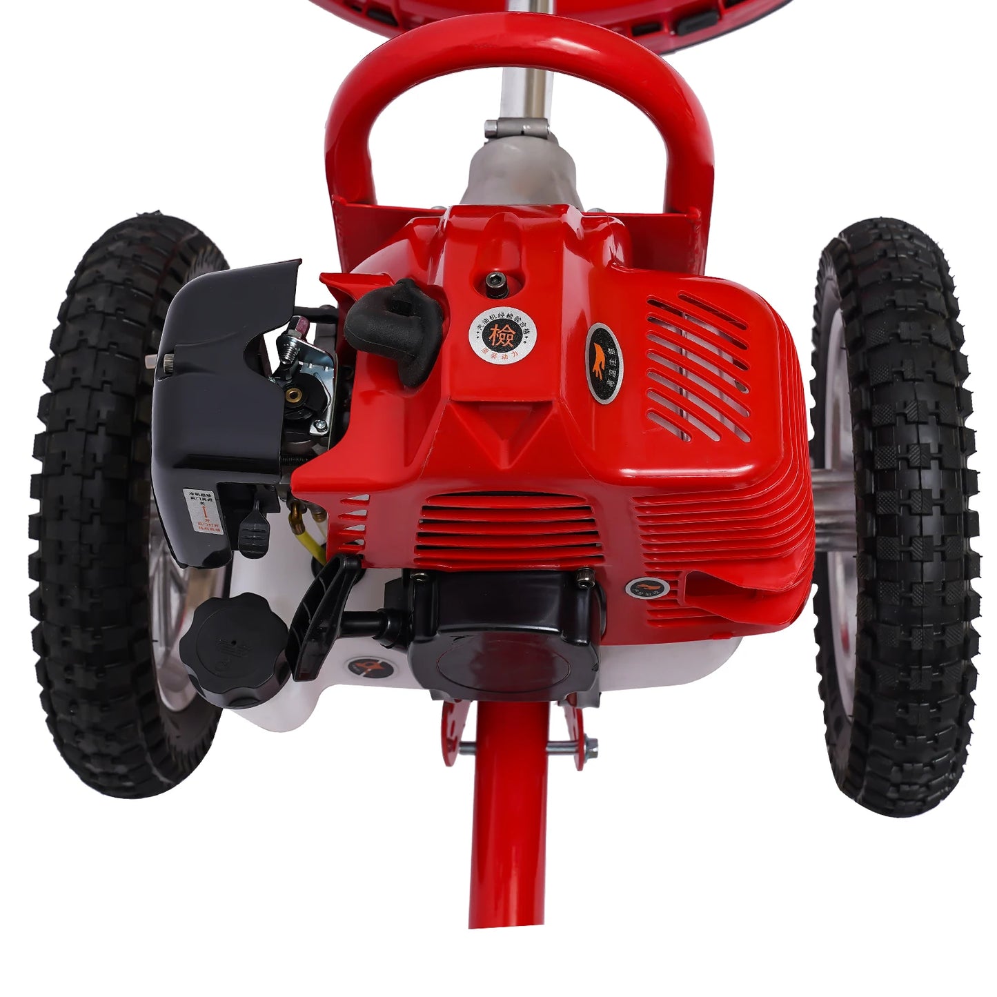Bymaocar 2 Stroke Gas Lawn Mower Hand Push Multi Function Garden Tool
