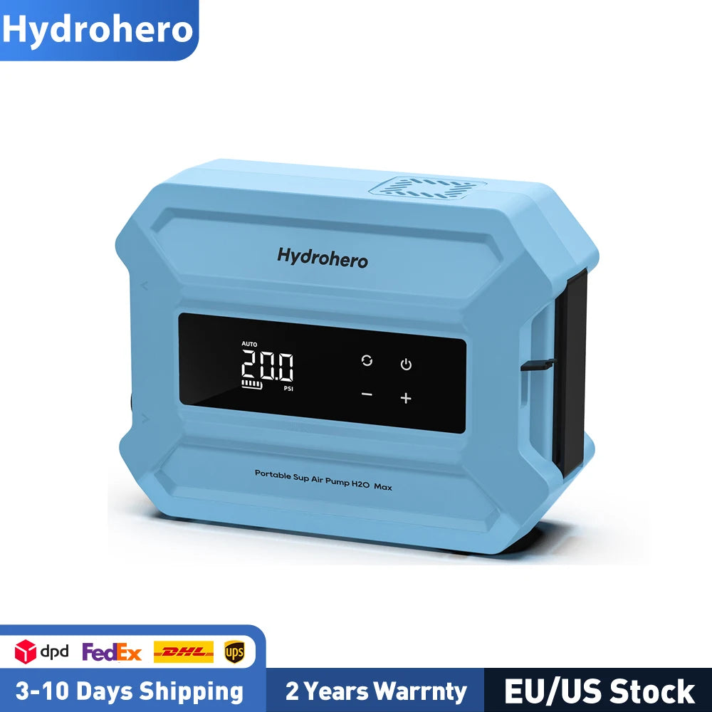 Electric SUP Air Pump 5200mAh 18.5V 20 PSI Rechargeable Portable