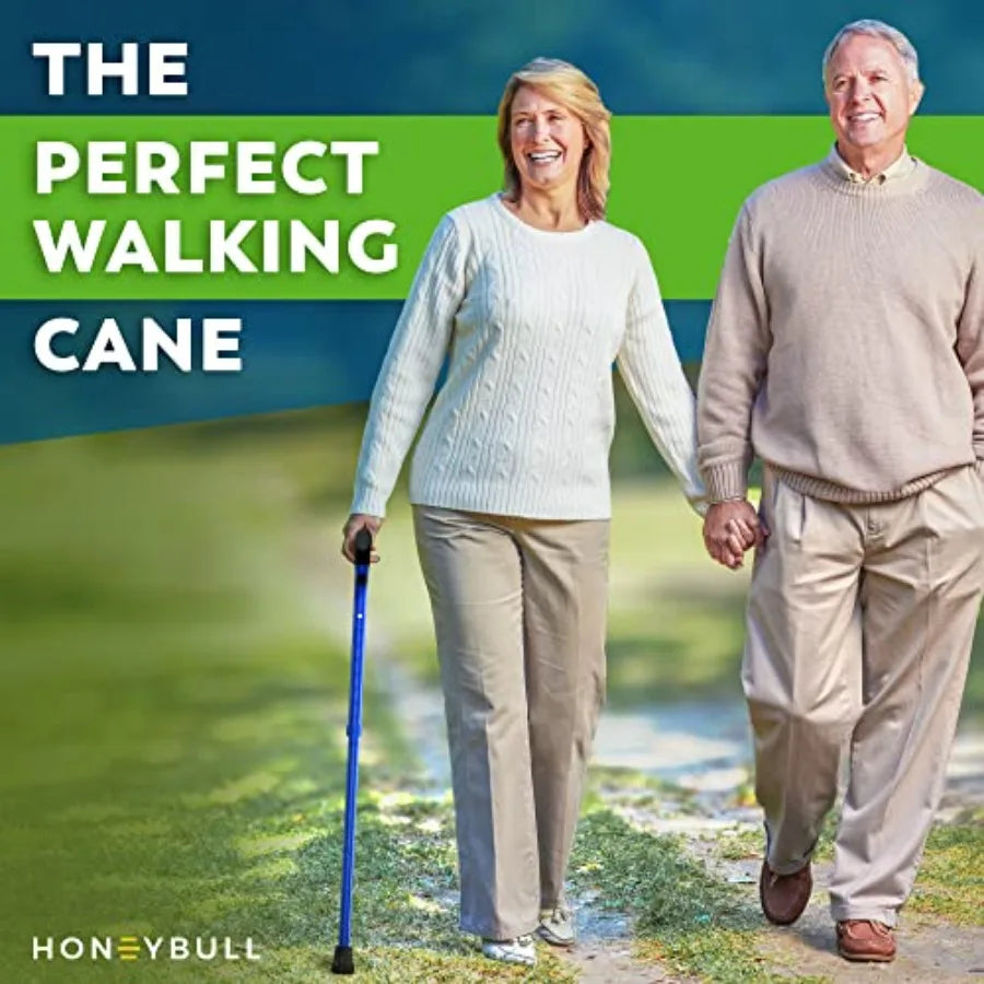 Folding Adjustable Walking Cane For Seniors Up To 250 Pounds