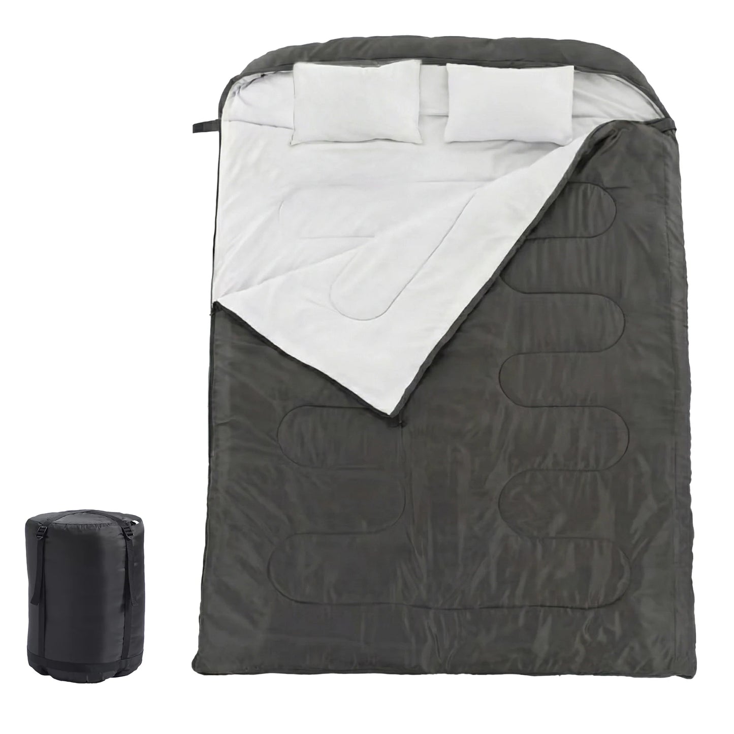 JHK Sleeping Bag For Adults With Pillow Lightweight 3 Season Portable