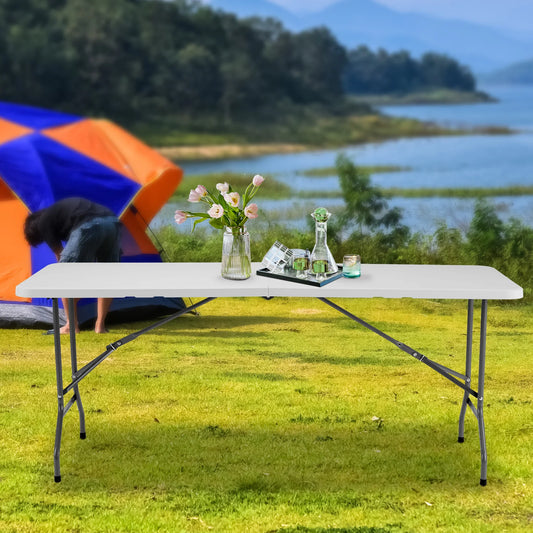 JHK Portable Folding Outdoor Camping Table Heavy Duty Carry Handle
