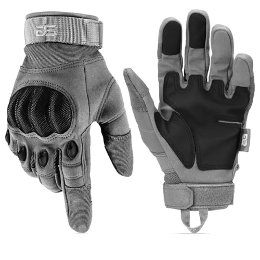 Knuckle Protective Gloves For Men Touchscreen Riding And Outdoor Work