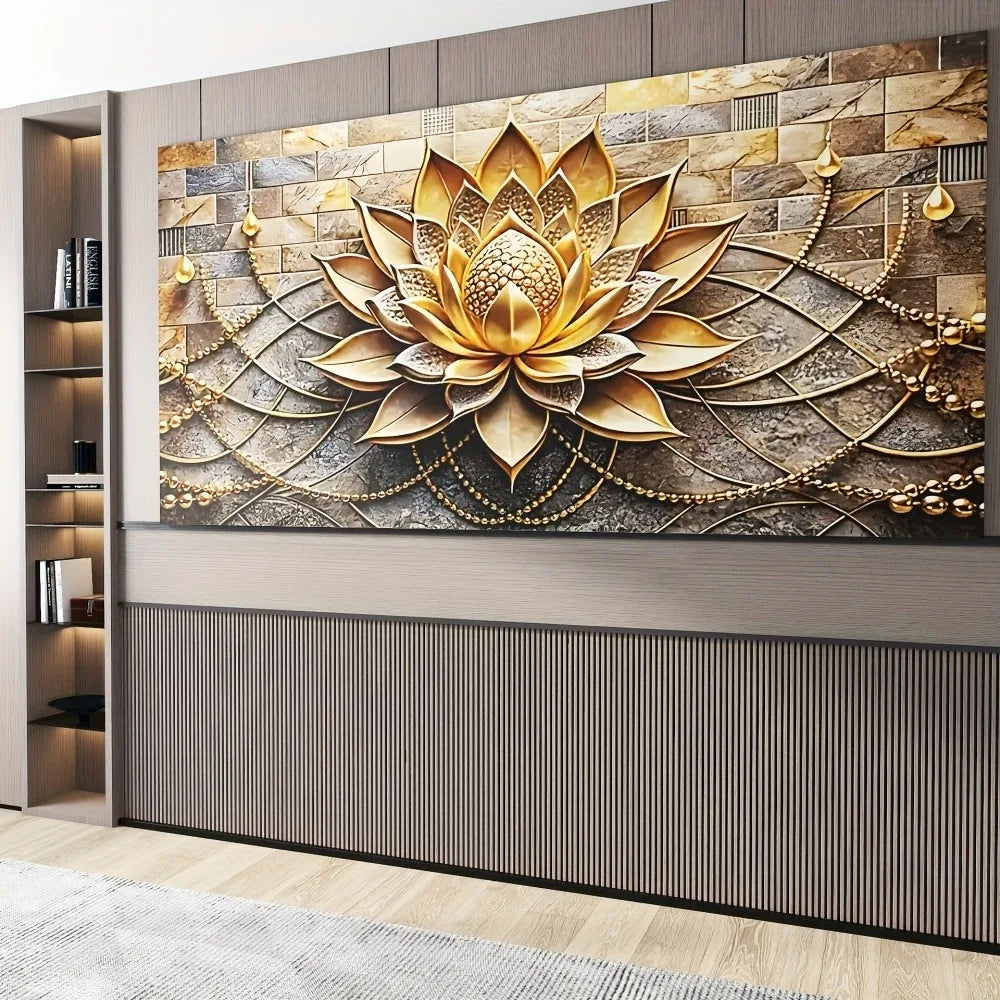Modern Abstract Floral Canvas Art for Elegant Home Decor Display