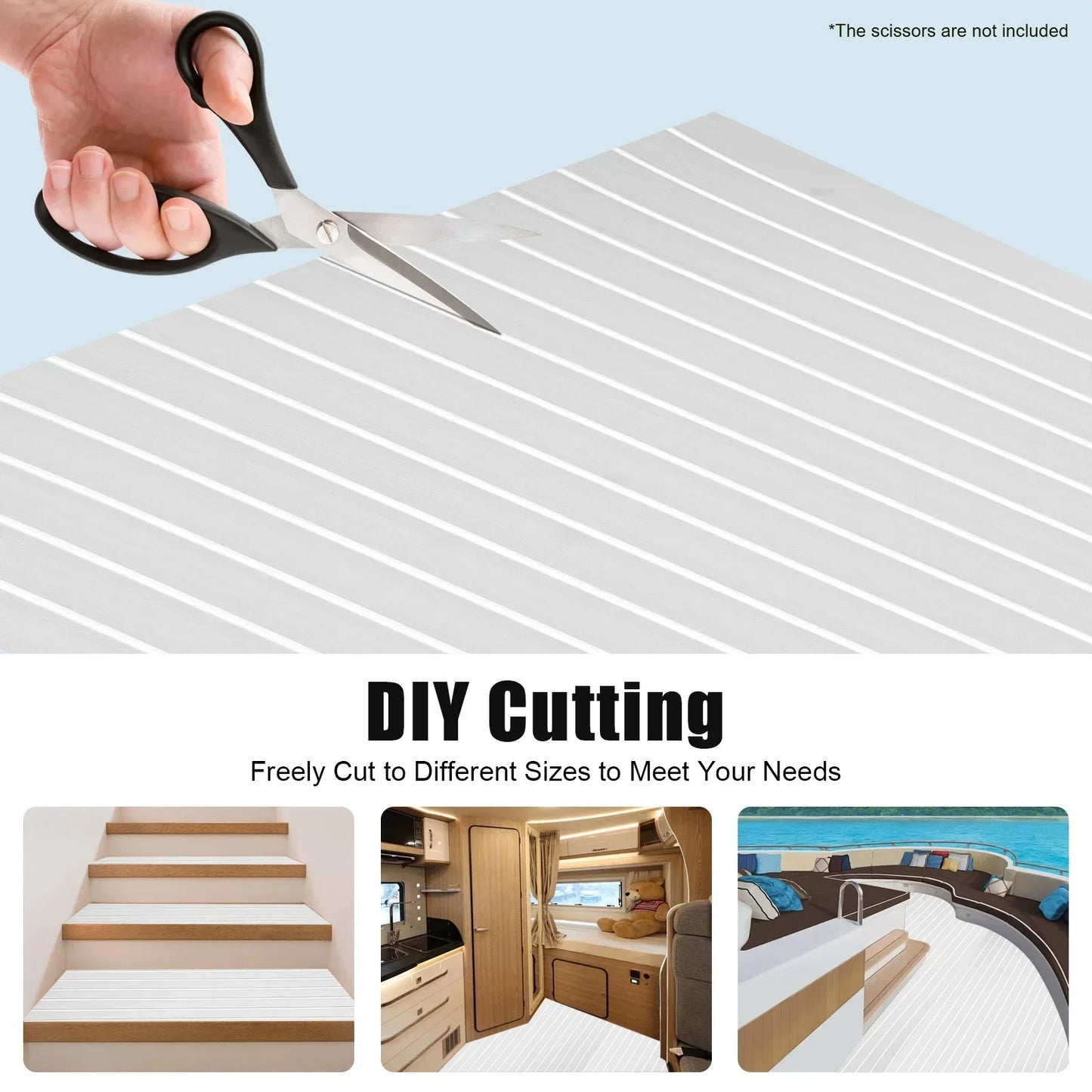 EVA Foam Teak Sheet Marine Flooring Boats Self Adhesive Decking