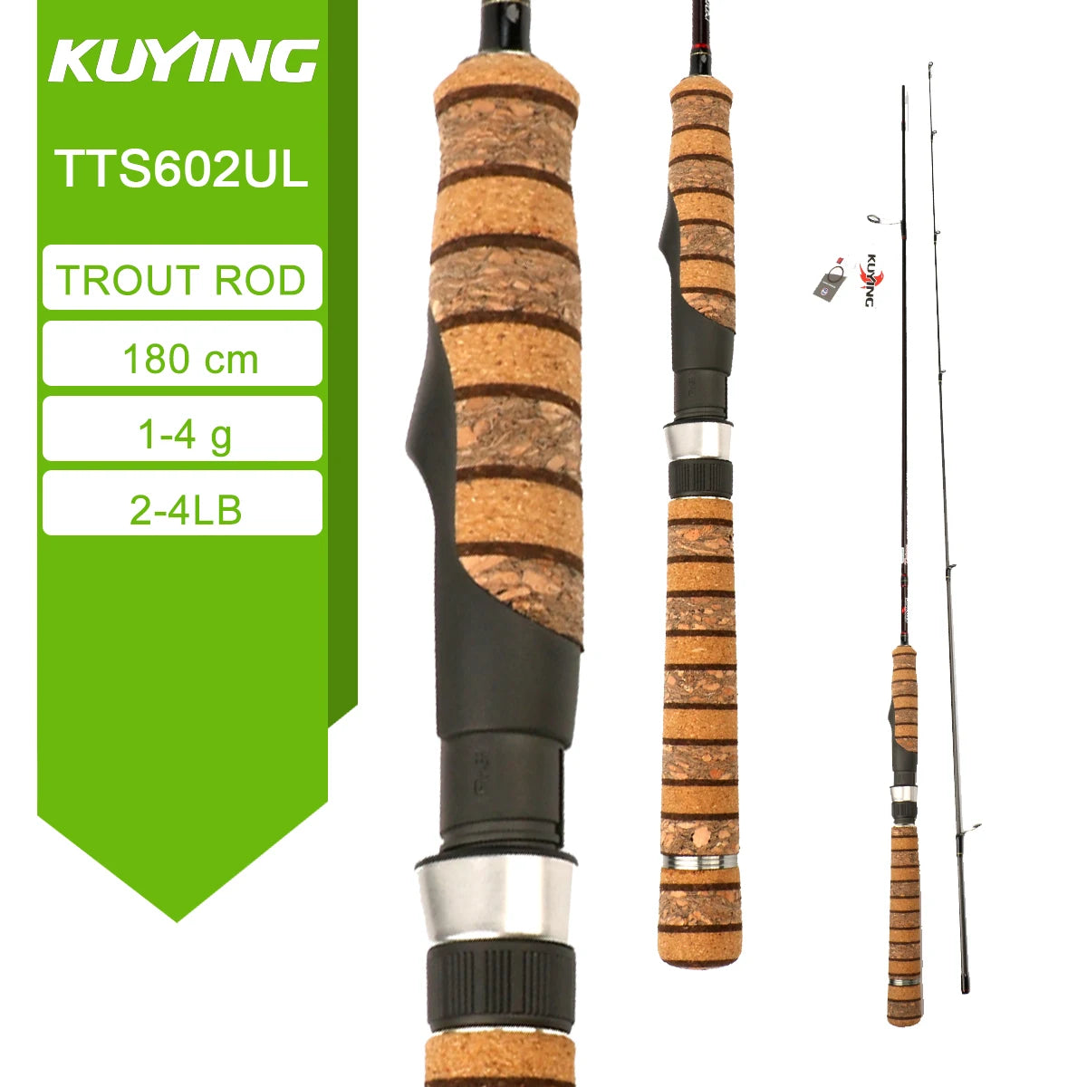 Kuying Teton Spinning Casting Rod For Lure Fishing