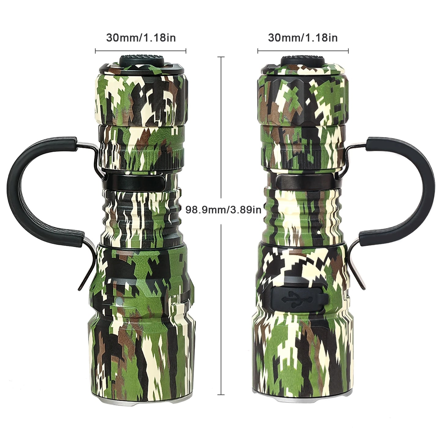 Wurkkos TD07 1300LM Tactical Flashlight With Long Throw Beam