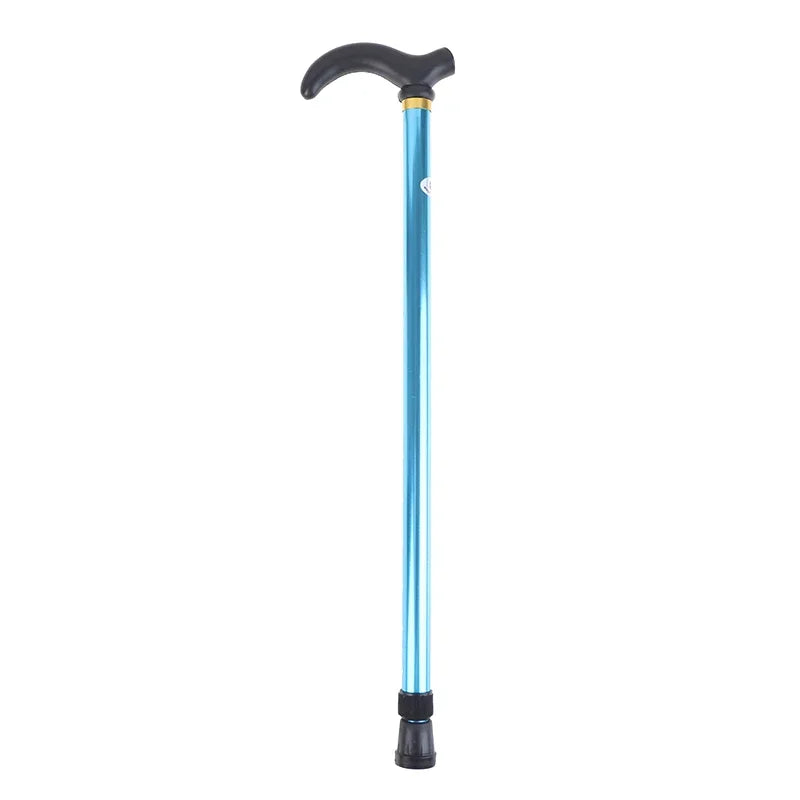 Aluminum Alloy Adjustable Walking Stick Two Section With Anti Skid Handle
