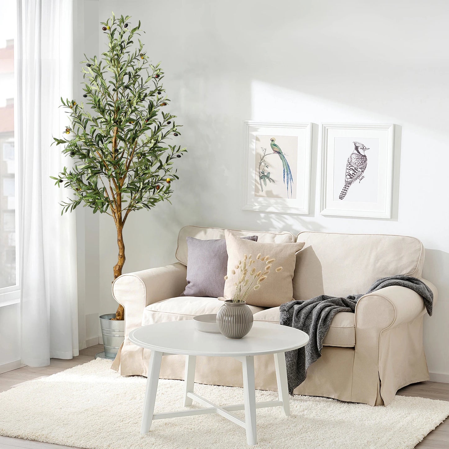 HiMISS Artificial Olive Tree In Pot For Indoor Home Decor