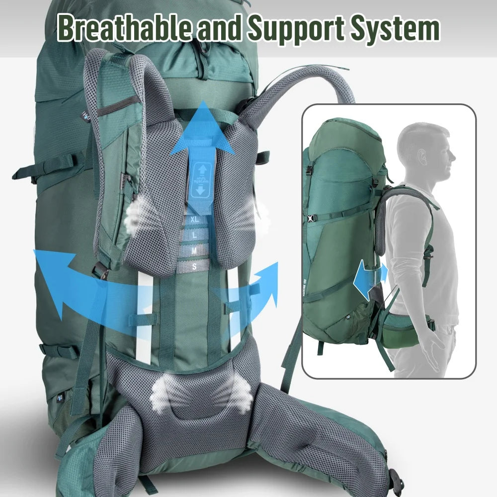 Night Cat Internal Frame Hiking Backpack Men And Women Waterproof