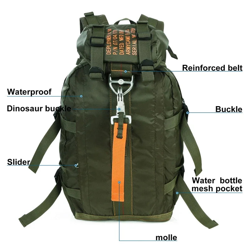 LQARMY Travel Hiking Backpack Waterproof Trekking Daypack For Men