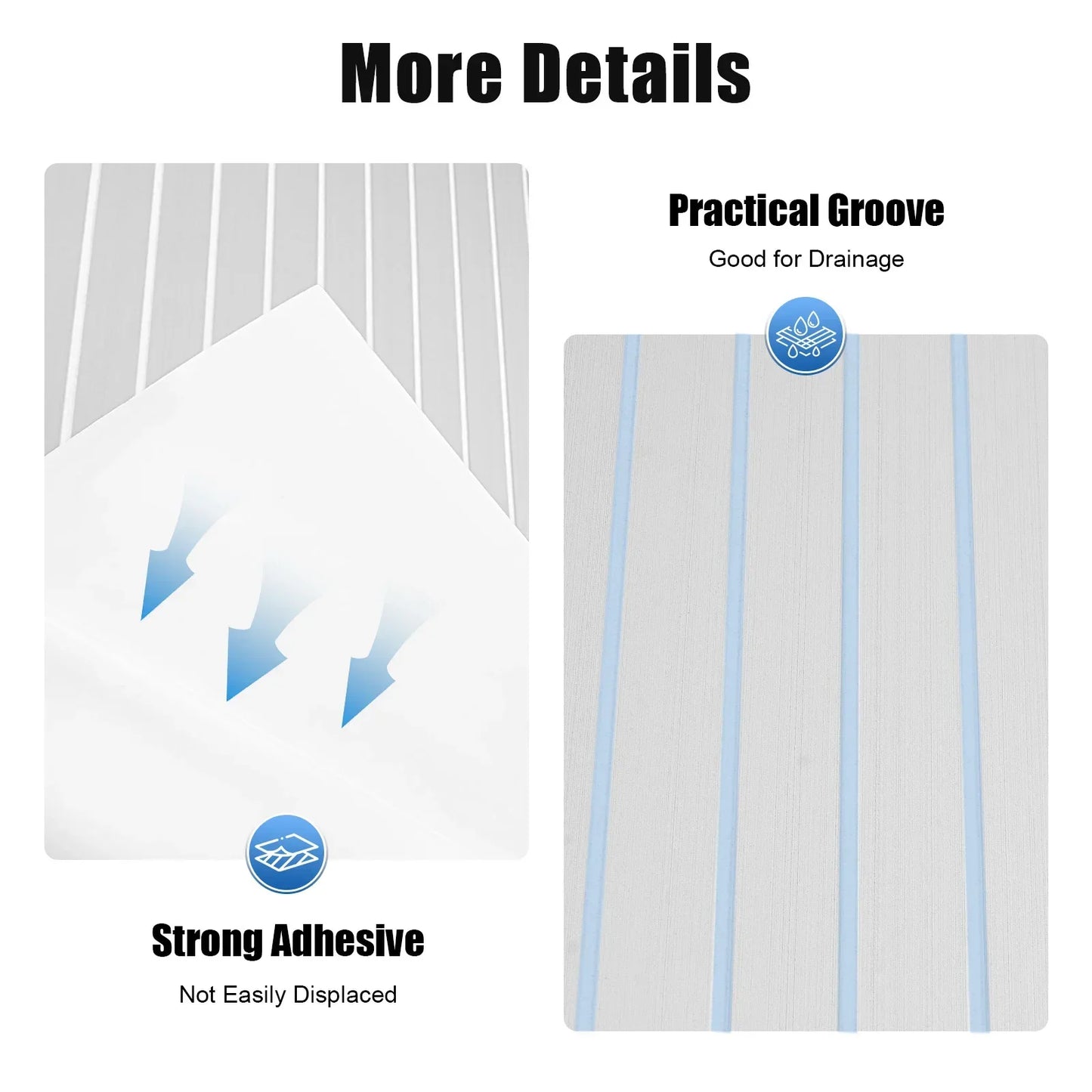 EVA Foam Teak Sheet Marine Flooring Boats Self Adhesive Decking