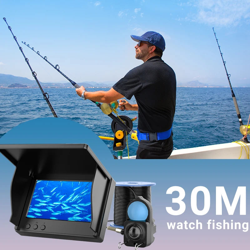 Waterproof Underwater Fishing Camera With HD Night Vision Depth Finder