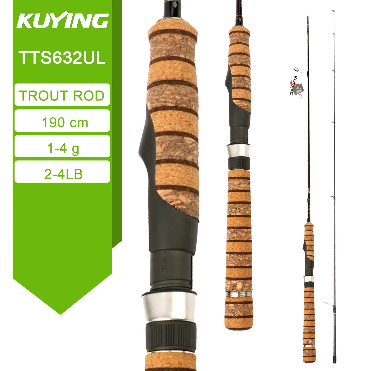 Kuying Teton Spinning Casting Rod For Lure Fishing