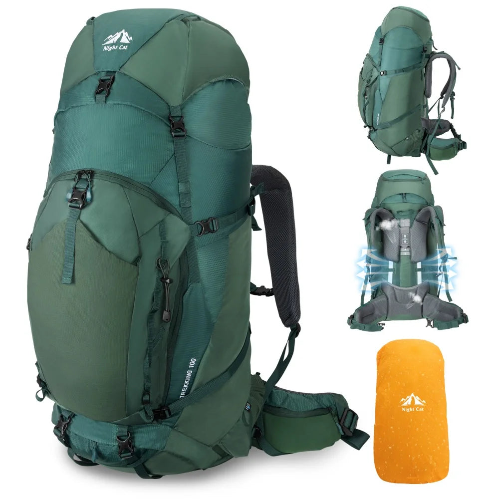 Night Cat Internal Frame Hiking Backpack Men And Women Waterproof