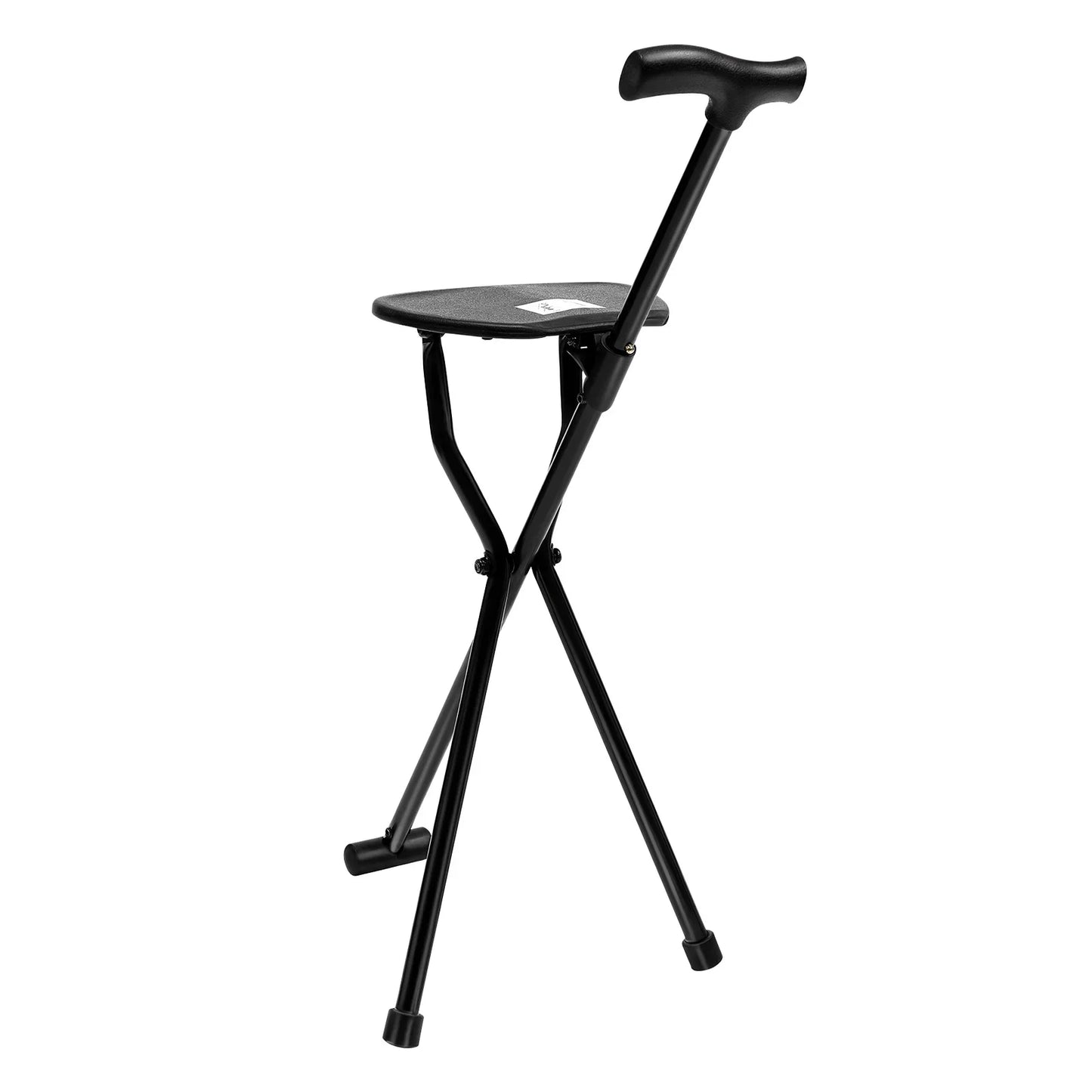 Folding Cane With Seat Walking Stick Aluminum, 249 Lb Capacity