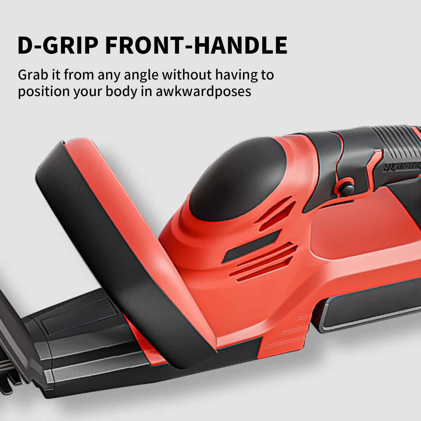 Cordless Hedge Trimmer With 3.0Ah Battery Charger For Lawn Care