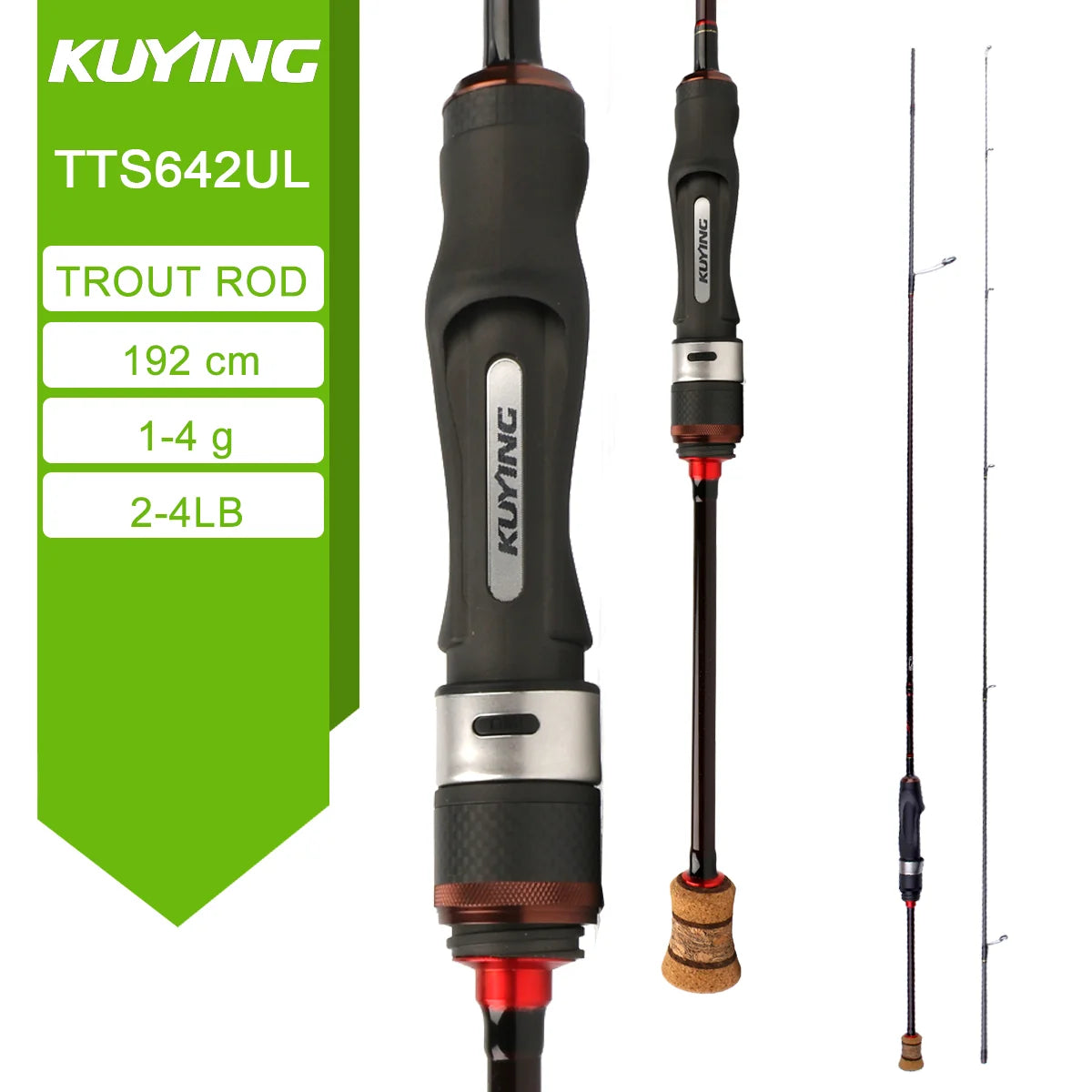 Kuying Teton Spinning Casting Rod For Lure Fishing