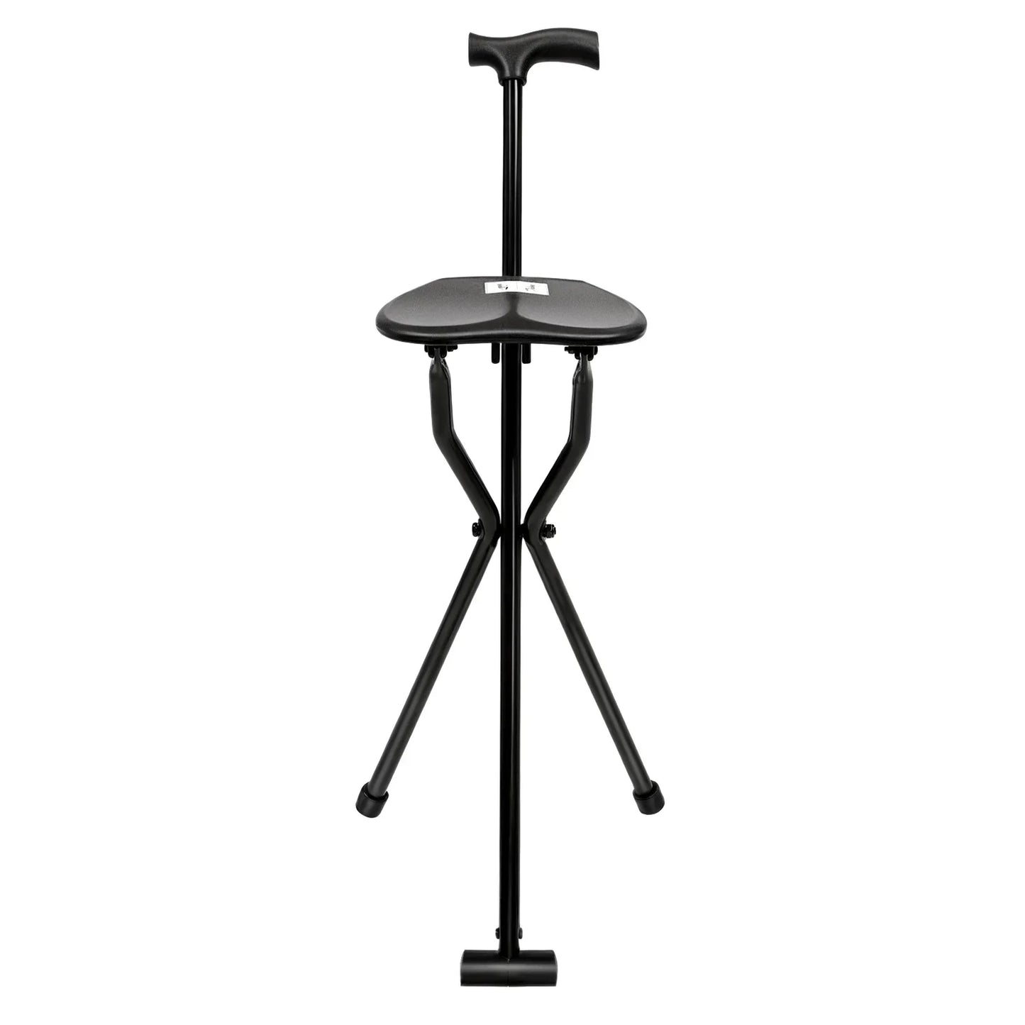 Folding Cane With Seat Walking Stick Aluminum, 249 Lb Capacity