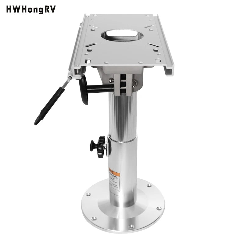 Aluminum Adjustable Boat Seat Pedestal With Slide