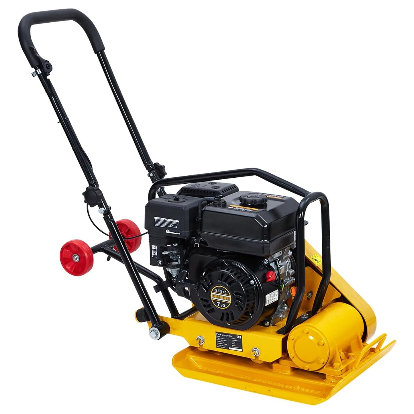 TWISTER.CK Plate Compactor 7HP 212cc Gas Engine 5600VPM 4200Lbf