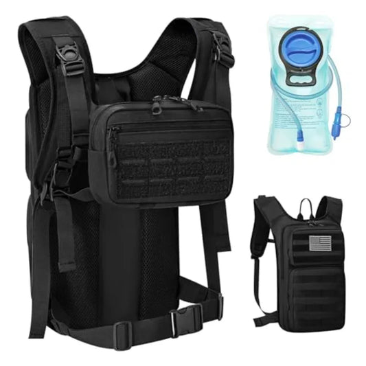 Hydration Backpack With 2L Water Bladder For Outdoor Sports