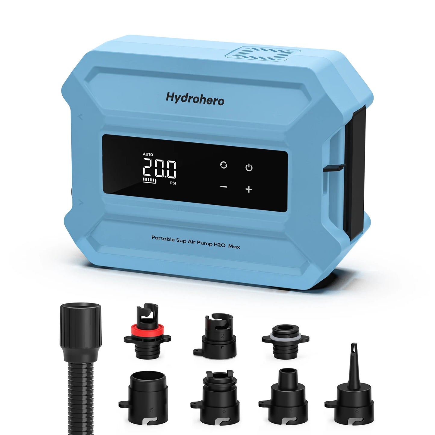 Electric SUP Air Pump 5200mAh 18.5V 20 PSI Rechargeable Portable