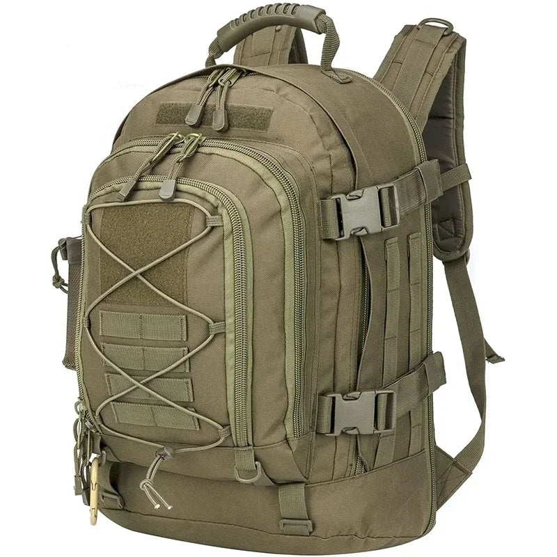 LQARMY Military Tactical Backpack MOLLE Rucksack For Outdoors