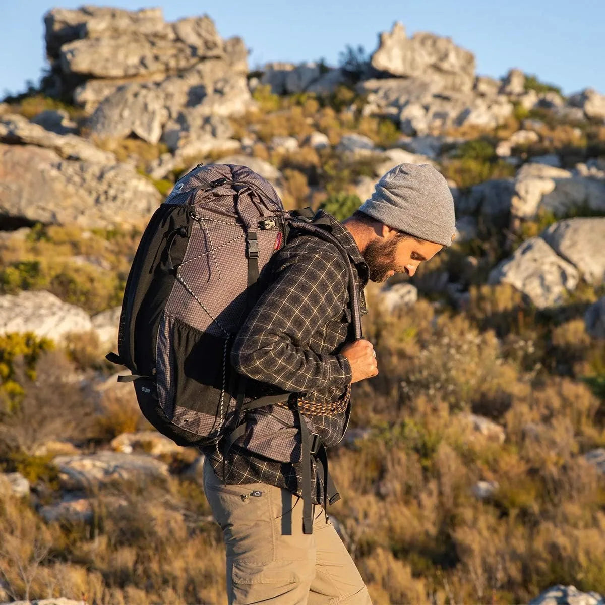 Naturehike Rock Outdoor Backpack Large Capacity Rain Cover Hiking Bag