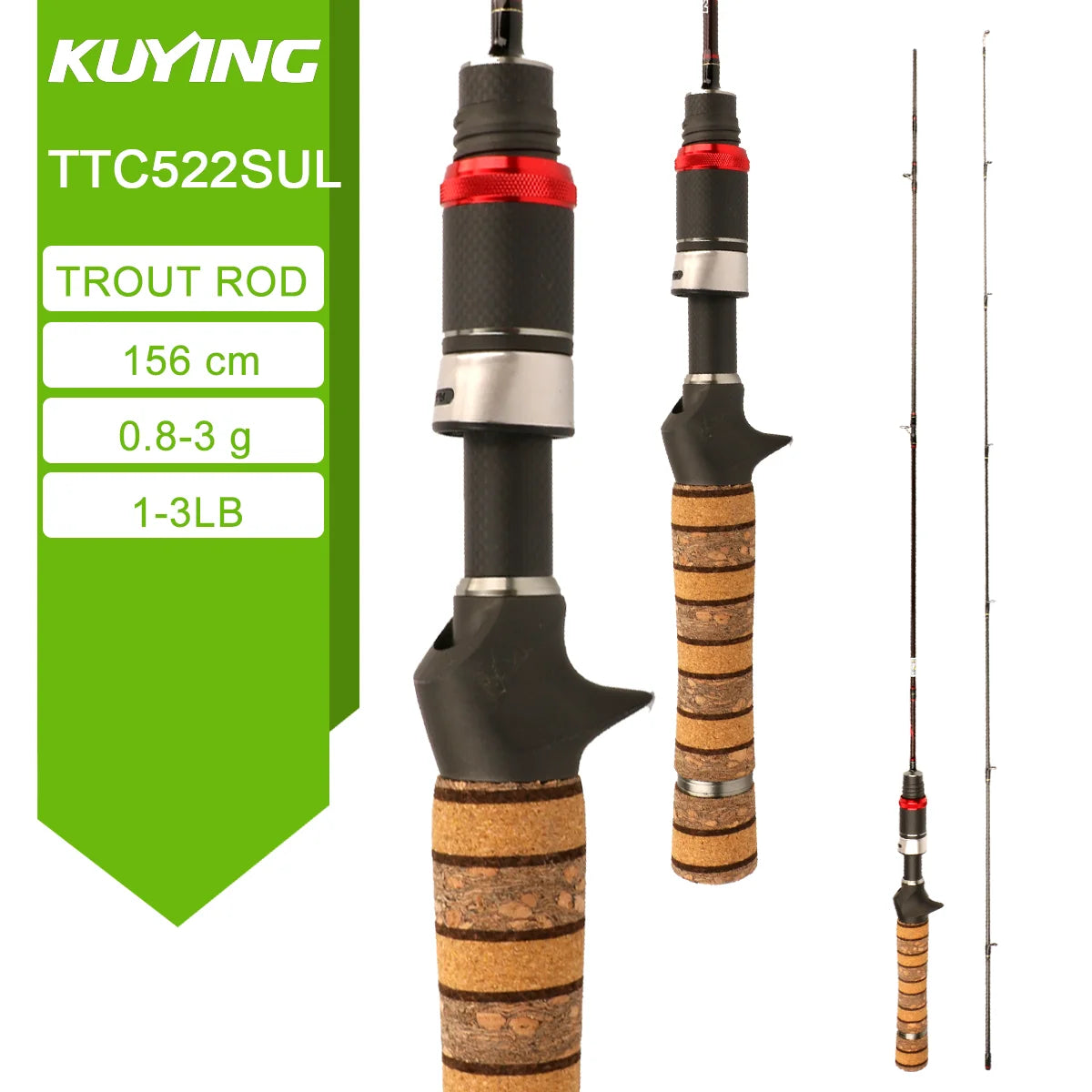 Kuying Teton Spinning Casting Rod For Lure Fishing