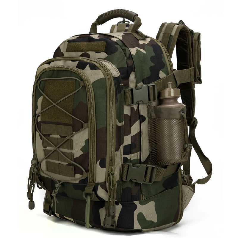 LQARMY Military Tactical Backpack MOLLE Rucksack For Outdoors