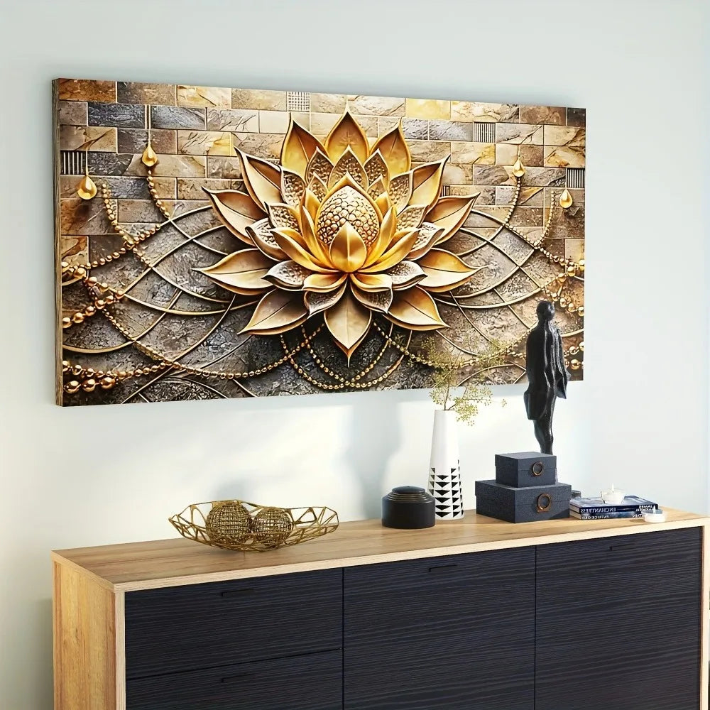 Modern Abstract Floral Canvas Art for Elegant Home Decor Display