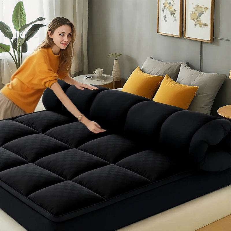 HGETVE Extra Thick Mattress Cover Topper 1000Gsm Fitted Deep Pocket