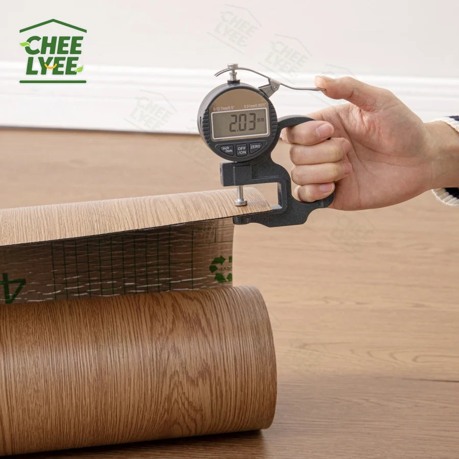 Self Adhesive Wall And Floor Sticker Wood Grain Marble Design 2 Rolls