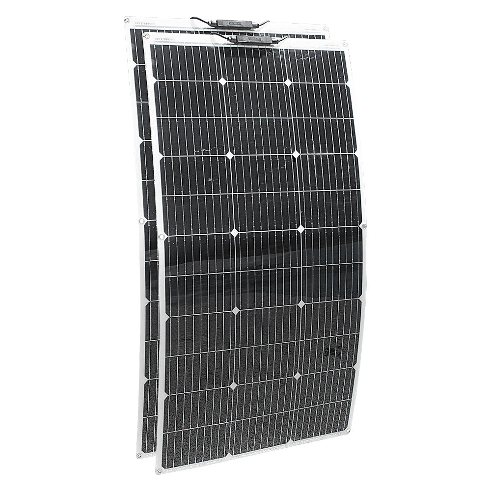 ASUNERGE 400W Flexible Monocrystalline Solar Panel Kit 12V Off Grid