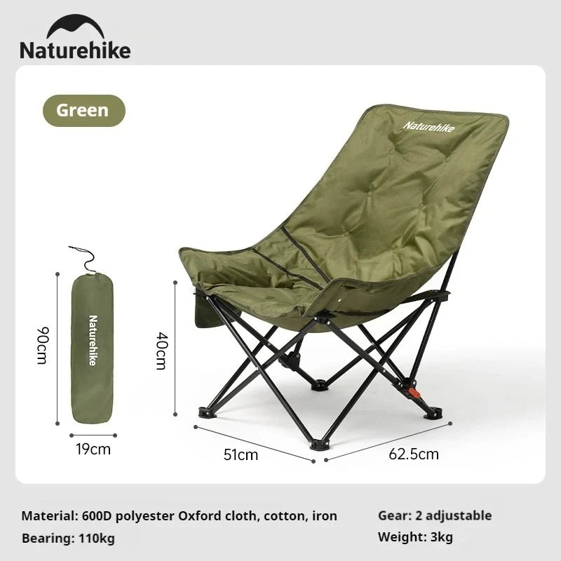 Naturehike High Back Moon Chair For Camping And Outdoor Leisure