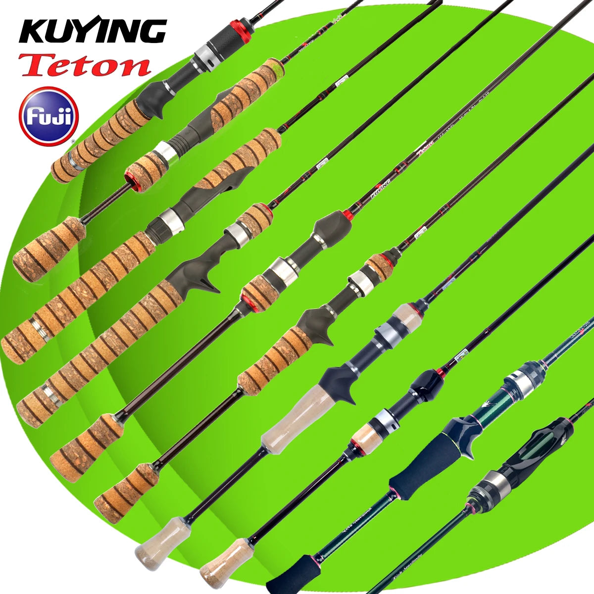 Kuying Teton Spinning Casting Rod For Lure Fishing