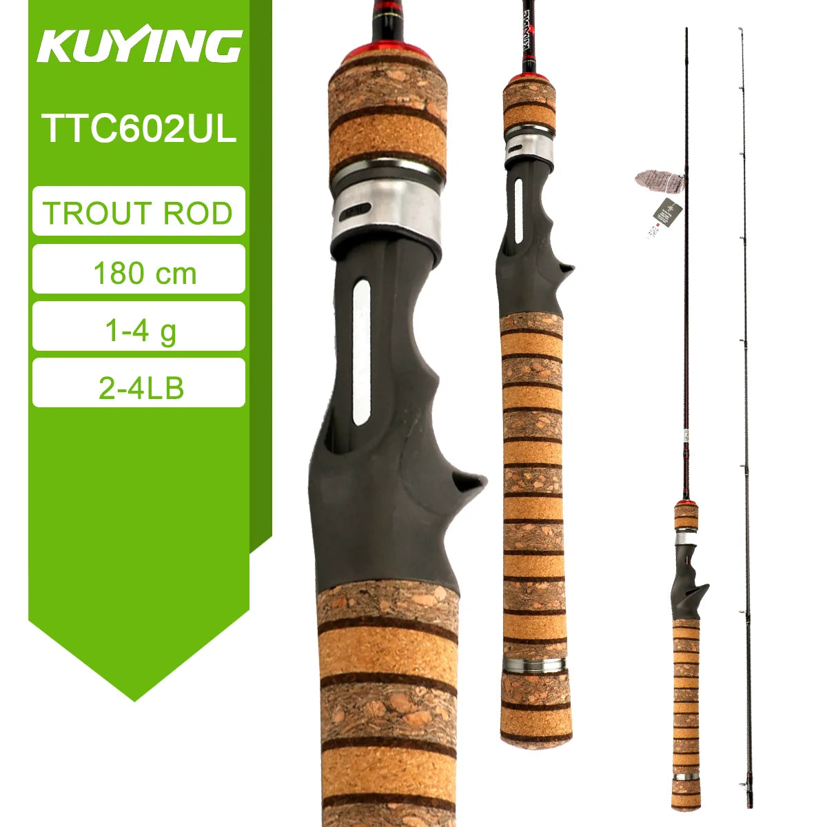 Kuying Teton Spinning Casting Rod For Lure Fishing