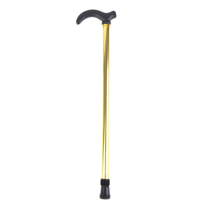 Aluminum Alloy Adjustable Walking Stick Two Section With Anti Skid Handle